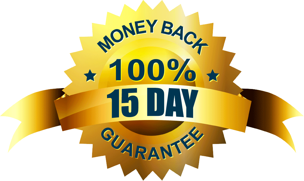 15-Day Money Back Guarantee
